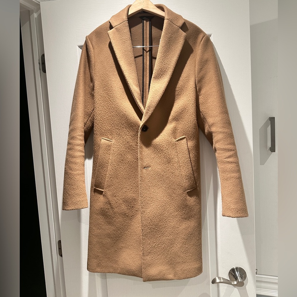 Camel Colour Overcoat